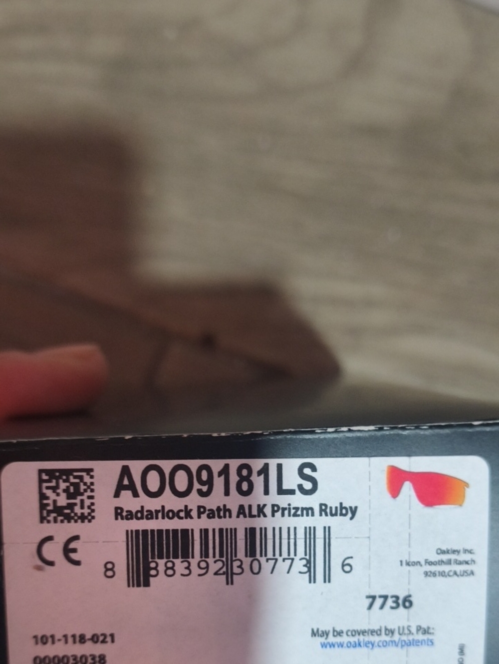 Oakley Radarlock Path Prizm Ruby Replacement Lens - Red/Orange Mirror